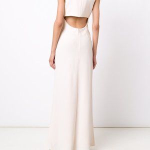 NWT T by Alexander Wang Off-white Crepe Maxi Dress